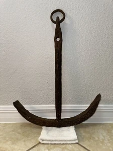 17th Century Wrought Iron Ship Anchor / Hand Forged - Picture 1 of 8