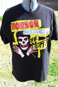T-shirt The Misfits Horror Business TAGLIA XL uomo nera manica corta - Foto 1 di 2