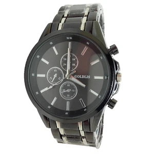 Reloj de pulsera de lujo para hombre analógico movimiento de cuarzo acero inoxidable reloj de pulsera de negocios 300932 - Imagen 1 de 4