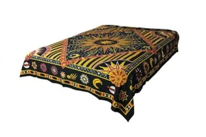 Solar Planets Mandala Tapestry Bohemian Wall Hanging Throw Dorm Decor - Picture 1 of 12