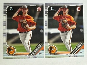 2019 Bowman Draft Gunnar Henderson Orioles BD-22 X2 Lot - Bild 1 von 2