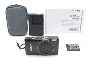 【N MINT+++】Canon IXY 650 PowerShot Black 20.2MP Compact Digital Camera - Picture 1 of 11