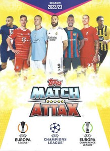 MATCH ATTAX 2022-2023 CARDS BASE - 250 TO 500 TOPPS 2022-2023 - MANCOLIST