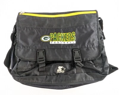 Bolso de Lona Escolar Mensajero Laptop GREEN BAY PACKERS Starter De Colección - Usado en Excelente Condición RARO Foto 1 de 4