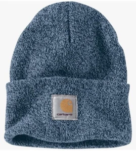 Carhartt Men's Knit Cuffed Beanie. Color Night Blue/Alpine Blue Marl - Picture 1 of 1
