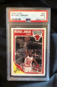 Michael Jordan 1989 Fleer #21 - PSA 9 - Chicago Bulls - Greatest Of All Time - Picture 1 of 2