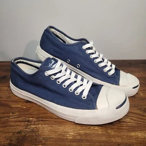 Zapatilla deportiva de lona Converse Jack Purcell azul talla 8 - Imagen 1 de 16