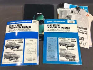 Lot de revues technique Citroen GS 1220 + brochure et articles de presse 1970 - Picture 1 of 9
