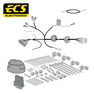ECS 13 Pin Car Towbar Wiring Kit For Fiat Ducato Chassiscab/Motorhome 2014-2021 - Image 1 of 4