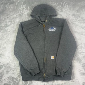 Carhartt Loose Fit Morris Construction Full Zip Grau Fleecejacke Herren L - Bild 1 von 8