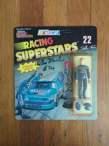 Figura autógrafa firmada por Sterling Marlin 1991 Racing Superstars Champions NASCAR - Imagen 1 de 2