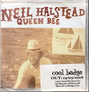 Neil Halstead Queen Bee CDr UK Island 2008 promo CDR with insert in info - Bild 1 von 2