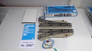 Märklin H0 5202, 2 tlg. M-Gleis Weichen-Paar, Neuwertig, OVP -#2007 - Bild 1 von 8