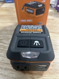 RIDGID 18V Cordless 175-Watt Power Inverter - AC86097 (Tool Only) - Picture 1 of 7