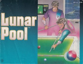 Nintendo NES Instruction Manual Lunar Pool