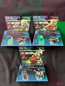 Lego 71218 71219 71220 Dimensions Game Level LORD OF THE RINGS Fun Pack Lot NIB