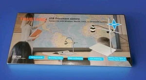 THUSTAND USB Document Camera XZC100 8MP/2448P, Zoom, enseignement Windows Mac OS - Photo 1/9