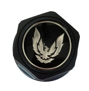 10097567 CENTER CAP with silver Firebird emblem GM NOS - Picture 1 of 8