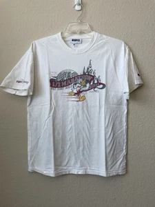 Run Disney ESPN White Shirt Donald Duck 2011 Half Marathon Size Large - Picture 1 of 7