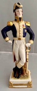 DISCO ALSBACH SITZENDORF 9" NAPOLEÓNICO GENERAL EXELMANS FIGURA SOLDADO - Imagen 1 de 7