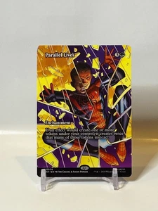 Parallel Lives Borderless Full Art Regular MAR 36 Marvel's Spider-Man MTG NM - Picture 1 of 2