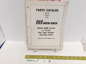 New Idea 9300 Serie II Plus Zug Typ Pflanzgefäß & Reiheneinheiten Teilekatalog Handbuch - Bild 1 von 11