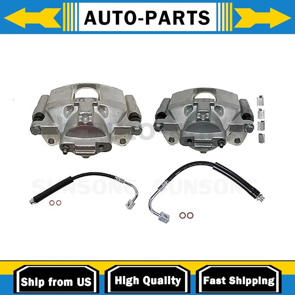 Pinza de freno delantera con mangueras lado conductor pasajero se adapta a Dodge Grand Caravan_ Foto 1 de 4