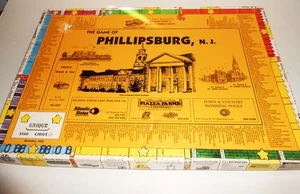 PHILLIPSBURG N.J. VINTAGE MONOPOLY BOARD GAME 1993 NEW UNPUNCHED - Picture 1 of 4