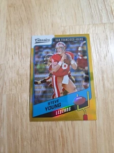 2021 Classics STEVE YOUNG Premium Gold Timeless Tributes /60 #115 49ers SP - Picture 1 of 11