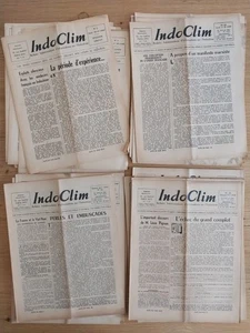 Lot 26 revues INDOCLIM 1948 Bulletin d'informations Guerre Indochine Vietnam - Picture 1 of 11