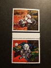 Briefmarke Guinea Satellit Weltraum Kosmos Post Luft N° 227/228 Neu Luxus MNH