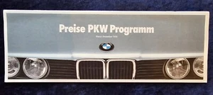 BMW Preisliste 12.1988 alle Modelle: 3er 5er 7er 6er, Sonderausstausttattungen - Bild 1 von 2