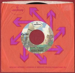 George Burns 45 RPM Young at Heart - Mercury 76149-DJ (1982) - Foto 1 di 2