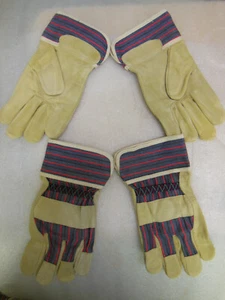 (2) Paar LEDER Arbeitshandschuhe - Größe XL - 2 Stück - Neu - Bild 1 von 1