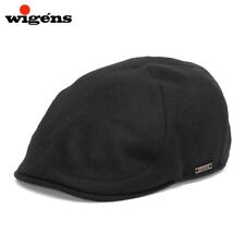 WIGENS Wool Melton 6 Panel Hunting Cap Cap BLACK SIZE 57CM 100439