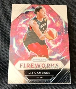 2021 Panini Prizm WNBA Liz Cambage 11 Fireworks Las Vegas Aces - Picture 1 of 2