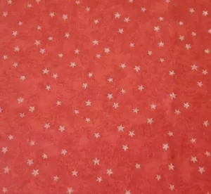23" Stars on Red Blender Fabric Traditions Tonal Tone-On-Tone - Picture 1 of 3