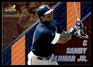 1998 PACIFIC AURORA PENNANT FEVER Sandy Alomar Jr. Cleveland Indians #15 - Picture 1 of 2