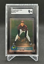 1992 Classic Draft Picks Derek Jeter Bonus Foil #6 SGC 9 MINT Rookie RC 