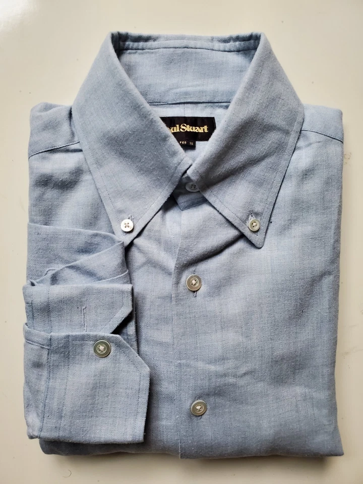 Paul Stuart Men Dress Shirt.. Sz 16. Wool - Image 1 of 4