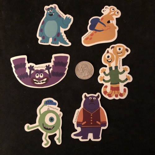 Disney Stickers - Disney Monsters Inc. Lot of 6 Stickers. | eBay