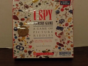 NEW SEALED I SPY MEMORY GAME ... A Game of Picture Riddles Briarpatch Scholastic - Picture 1 of 3