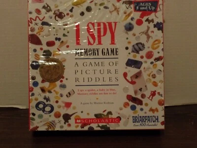 NEW SEALED I SPY MEMORY GAME ... A Game of Picture Riddles Briarpatch Scholastic - Image 1 of 3