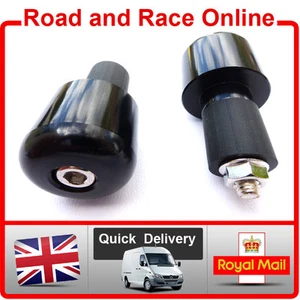 Suzuki Black Bar Ends Bar End Weights Will Fit Most SV650 SV1000 GSXR Models Ex - Picture 1 of 9