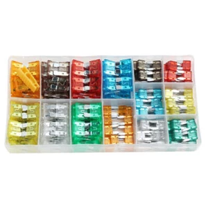 220PCS/Box Car Blade Fuse Box Assortment Fuses Kits For Truck RV SUV Boat Parts - Picture 1 of 7