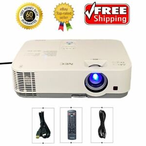 NEC ME331X 3LCD Projector Portable 3300 ANSI 1080p NP43LP Eco w/Accessories