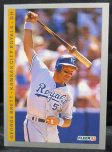 1993 Fleer George Brett Baseball Card #236