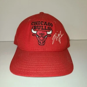 Vintage Chicago Bulls Michael Jordan Faksimile Signature Mütze Air Jordan - Bild 1 von 7