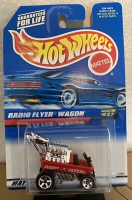 Hot Wheels Radio Flyer Wagon 1997 • Coleccionista #827 • Rojo Foto 1 de 2