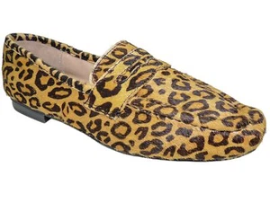 American Rag Damen Cammie Kalbshaar Penny Loafer Leopard Größe 5 M - Bild 1 von 6
